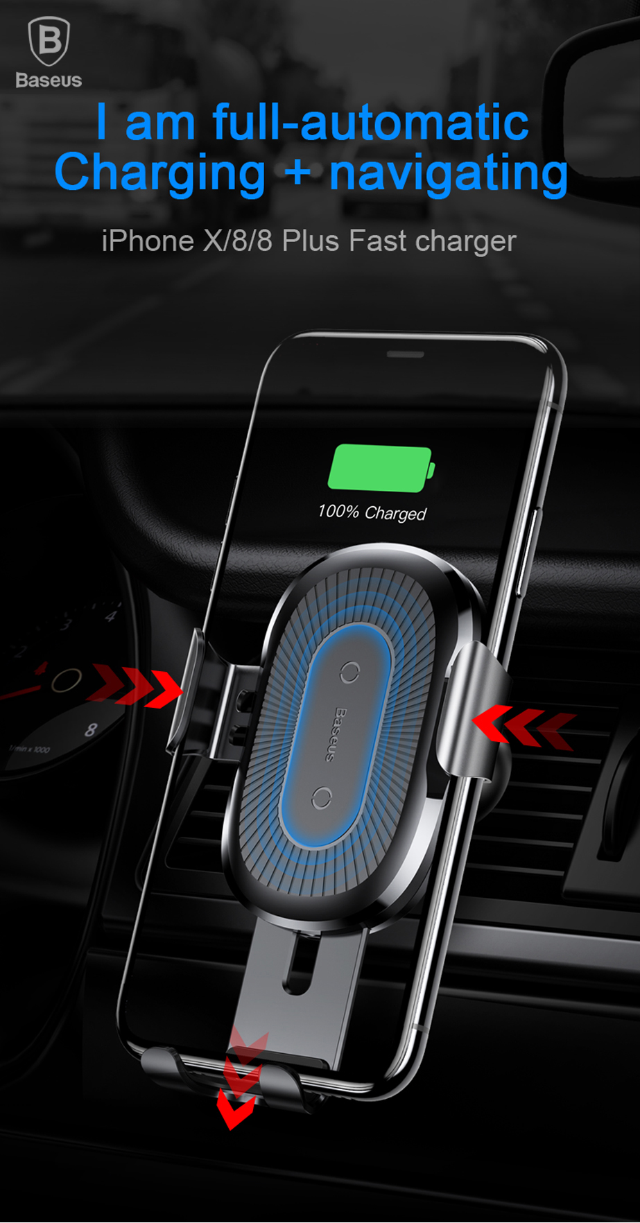 Mountable Wireless Phone Charger for Cars – ShopSalbe